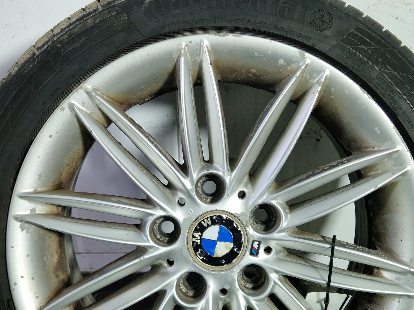 BMW 116i E87 17" Alloy Wheel with Tyre ~5mm 225/45/17