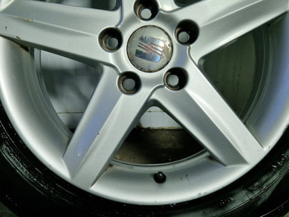 Seat Leon MK2 16" Alloy Wheel with Tyre 205/55/16 ~7mm 5P0601025K