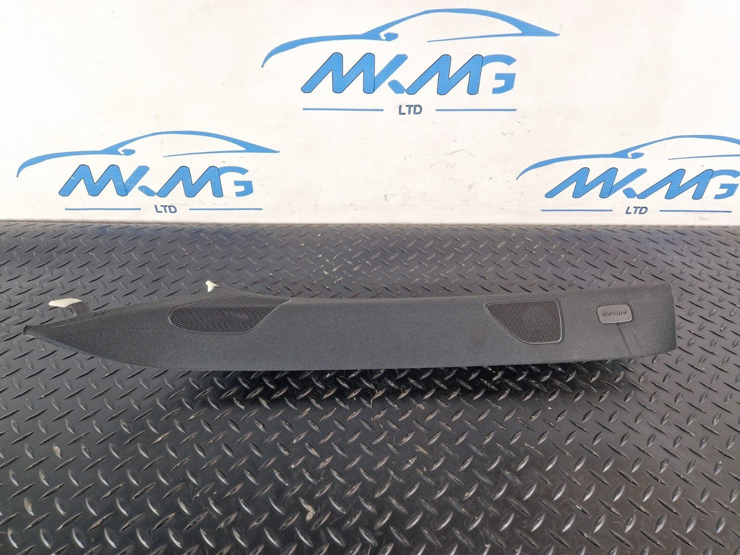 16-20 AUDI Q7 4M GENUINE FRONT LEFT N/S BOSE A PILAR TRIM COVER BLACK 4M0867233B