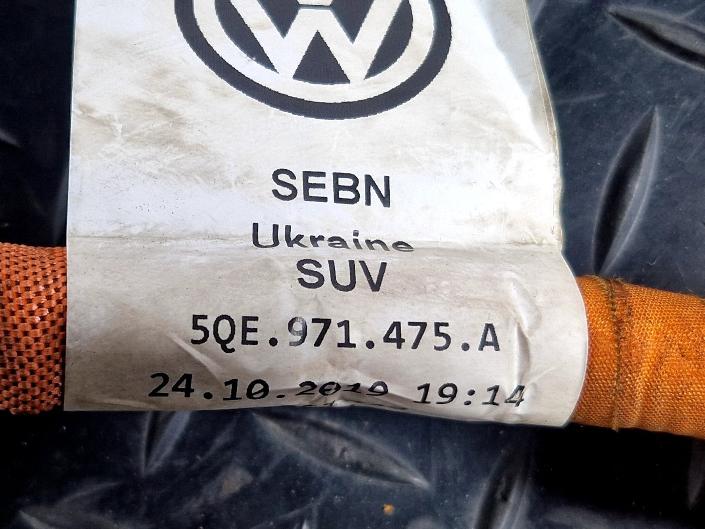 17-20 VW E-GOLF MK7.5 GENUINE HIGH VOLTAGE WIRING LOOM 5QE971475A