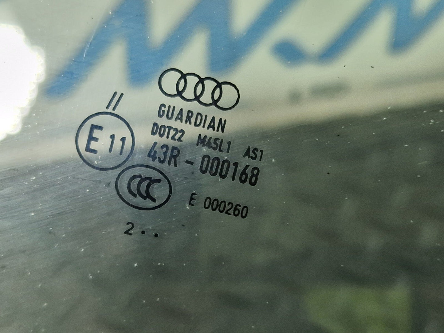 12-17 AUDI S5 CONVERTIBLE FRONT WINDSCREEN WINDSHIELD GLASS 8W7845099JNVB