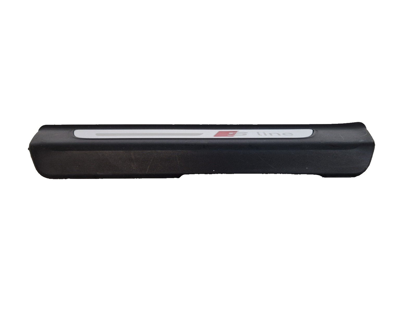 16-20 AUDI Q7 4M REAR LEFT DOOR SILL SCUFF PLATE TRIM PANEL INSERT 4M0853375