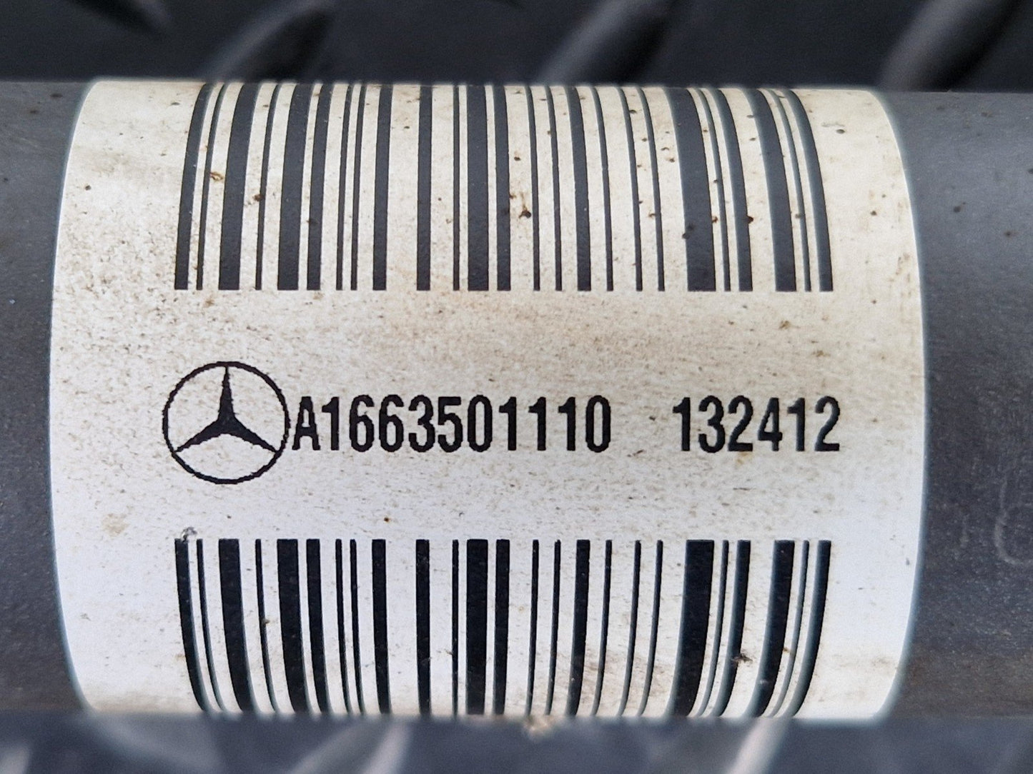 11-19 MERCEDES ML W166 GENUINE REAR RIGHT OR LEFT SIDE DRIVESHAFT A1663501110