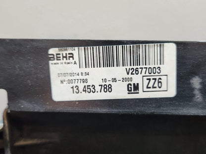 Vauxhall Corsa MK3 (D) (4400) Hatchback 1.2 Petrol Radiator Cooling Fan 13263552