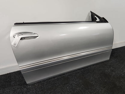 Mercedes CLK-Class C209 Convertible Front Right Complete Door in Iridium Silver