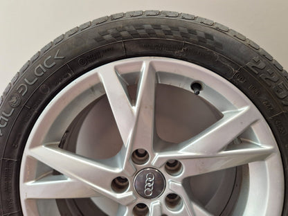 Audi A4 B9 Genuine 17" Alloy Wheel with Tyre 225/50/17 ~3mm 8W0601025K