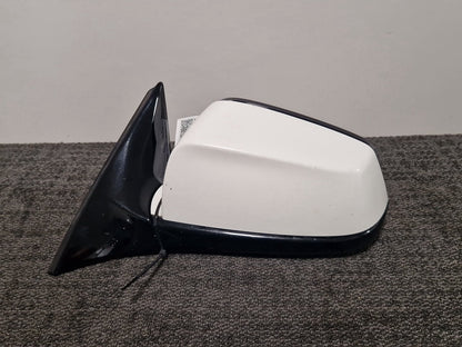 BMW 5 Series F10 Genuine Front Left N/S Passenger Door Wing Mirror in White