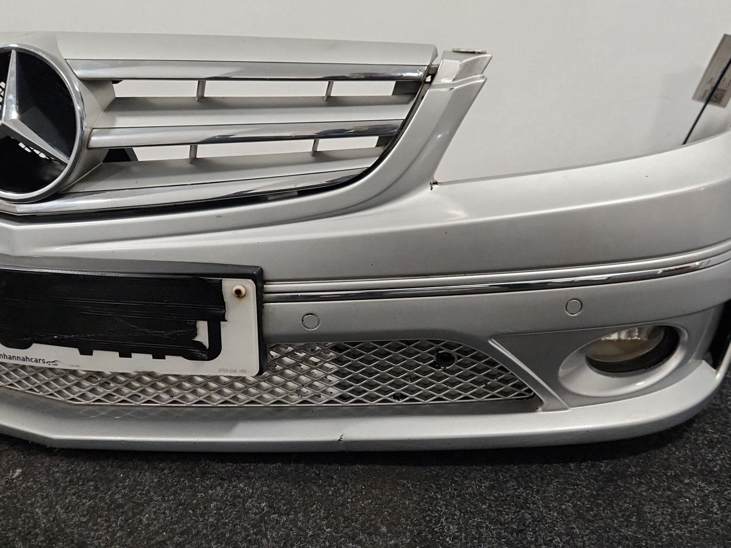 Mercedes CLC-Class W203 Coupe Complete Front Bumper Iridium Silver Metallic 775