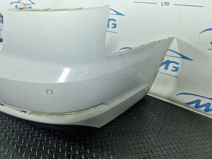 16-19 AUDI A4 B9 SALOON GENUINE REAR BUMPER & DIFFUSER IN WHITE LS9R 8W5807511J