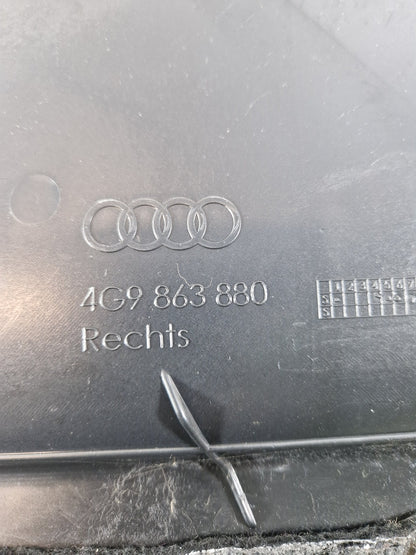 Audi A6 Allroad C7 REAR RIGHT O/S SIDE TRUNK TRIM COVER 4G9863880