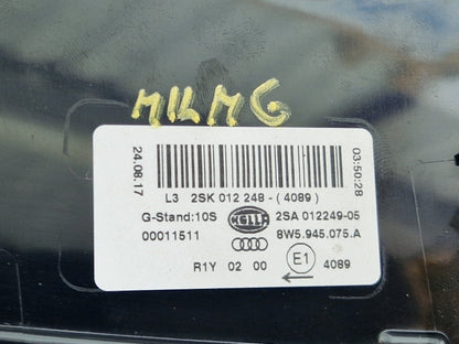 16-19 AUDI A4 B9 GENUINE REAR LEFT O/S/R INNER TAILGATE LIGHT 8W5945075A