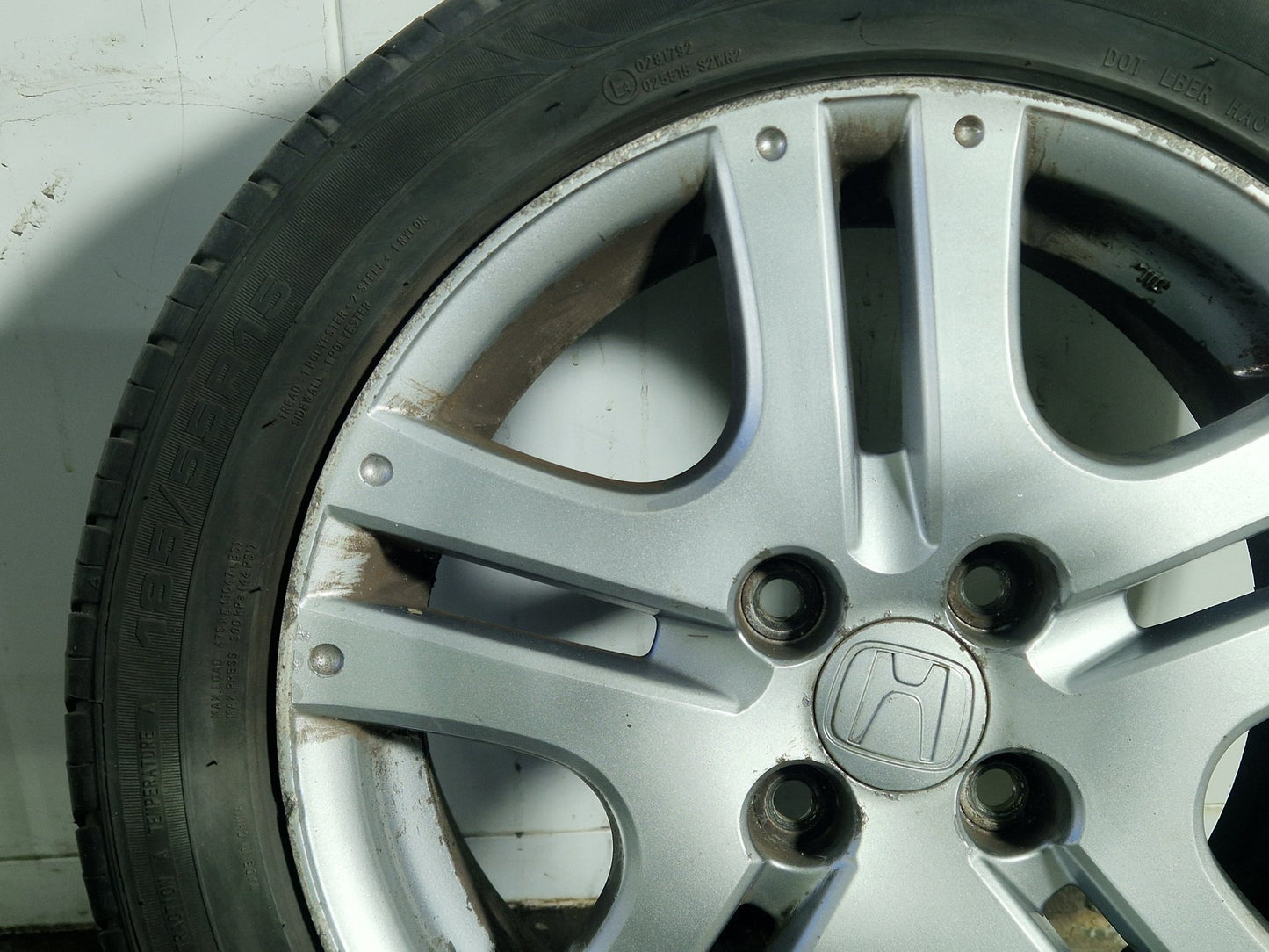 Honda Jazz 16" Alloy Wheel with Tyre ~5mm 185/55/16 SAA560C