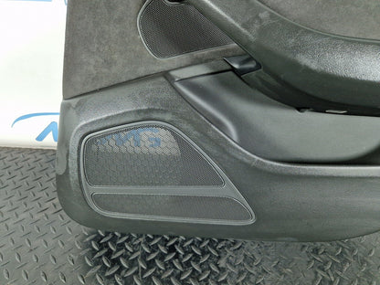 10-17 AUDI A8 4H REAR RIGHT DRIVER SIDE DOOR ALCANTARA CARD PANEL 4H0868068