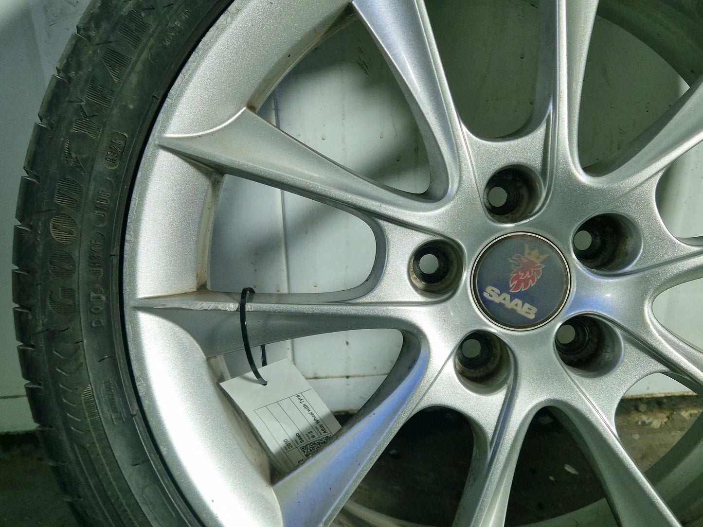 Saab 9-3 MK2 (440) 18" Alloy Wheel with Tyre ~7mm 225/45/18 12763042