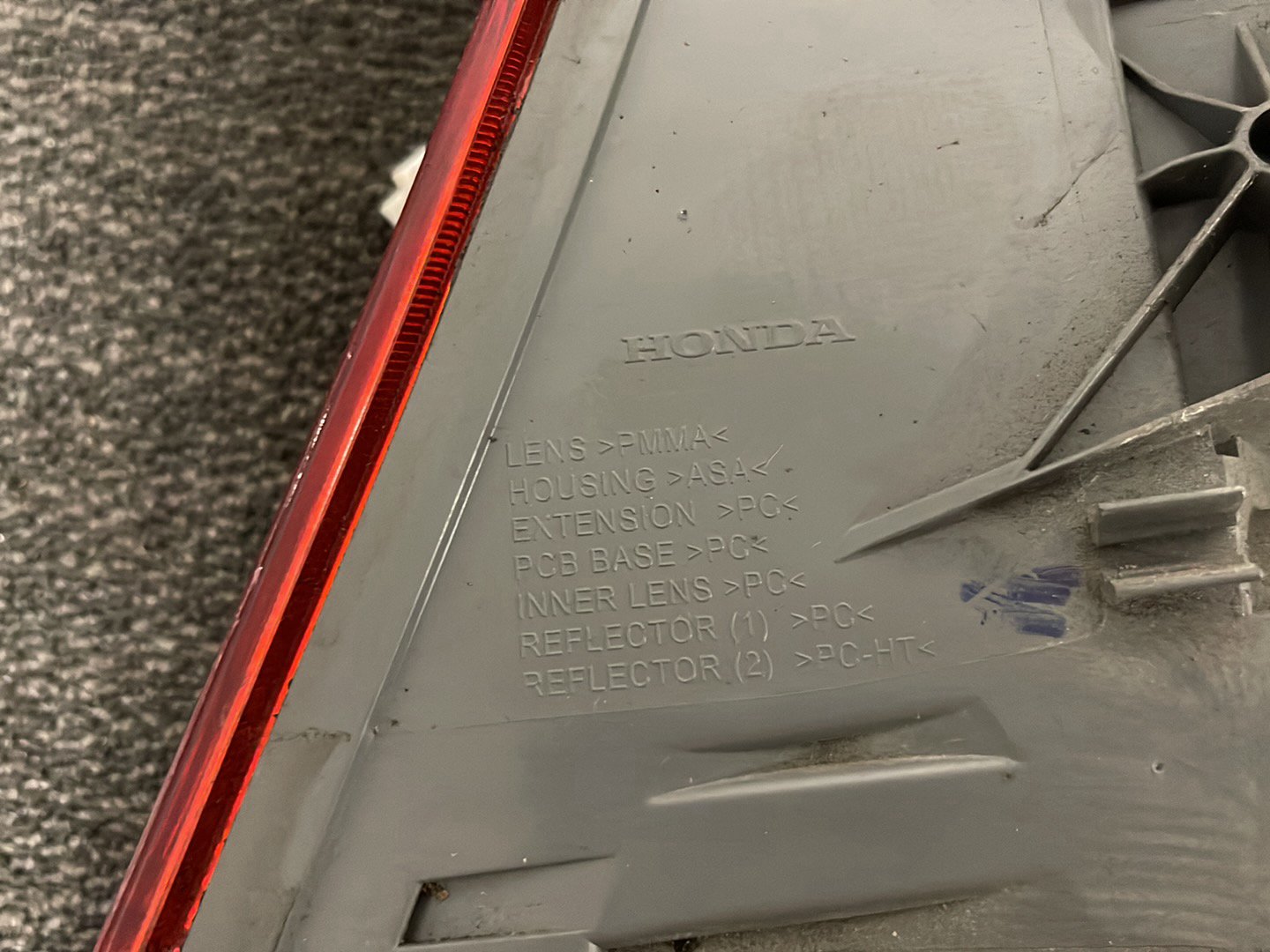 2012 Honda Civic MK9 (FK27) Genuine Rear Left N/S Tail Light 3355ATV0E002