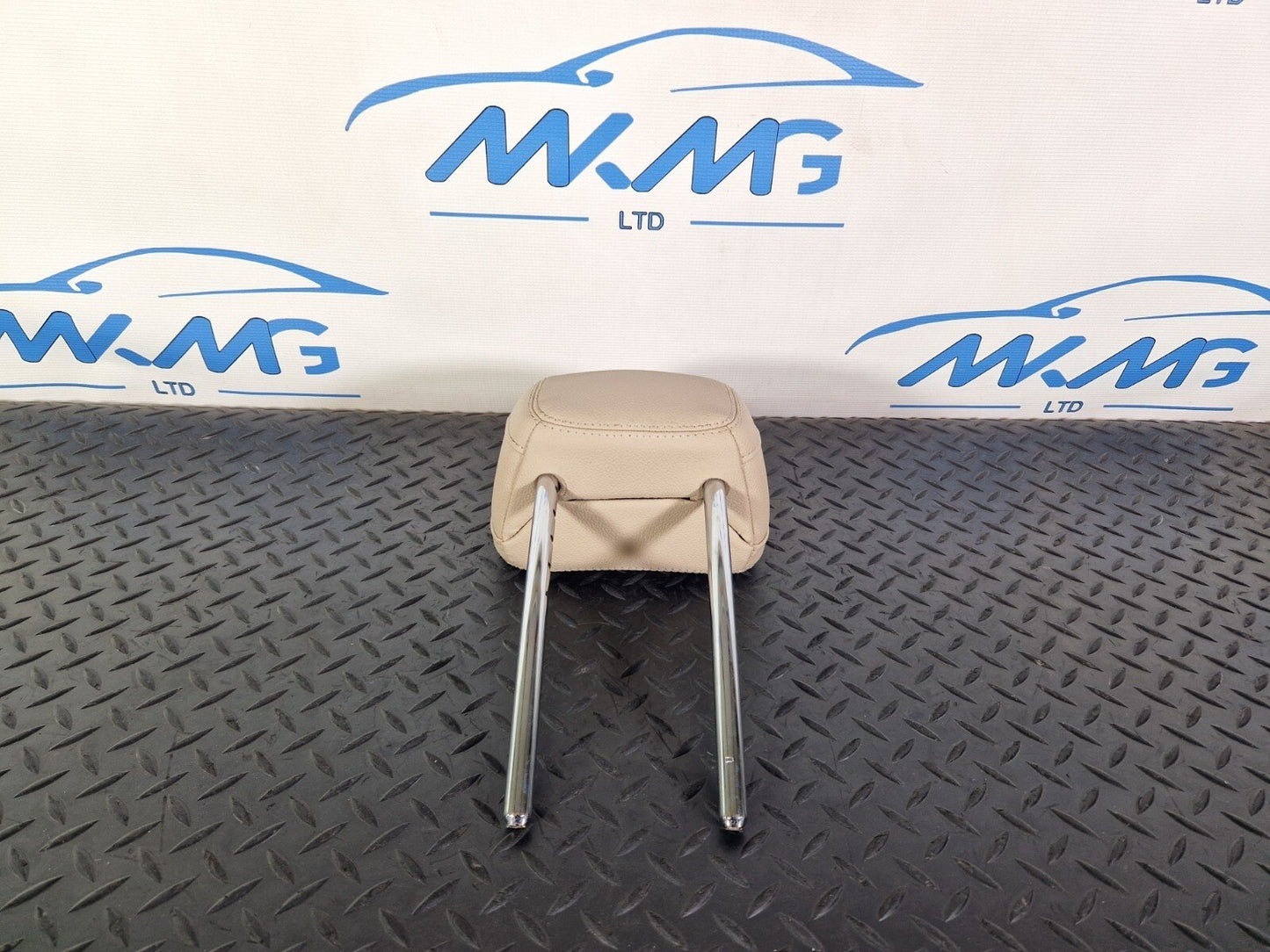 14-21 MERCEDES BENZ W205 OEM REAR SEAT BEIGE LEATHER HEAD REST A2059702950