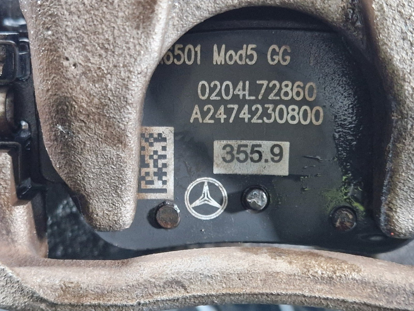 19-ON MERCEDES BENZ B CLASS W247 REAR RIGHT SIDE BRAKE CALIPER A2474230498