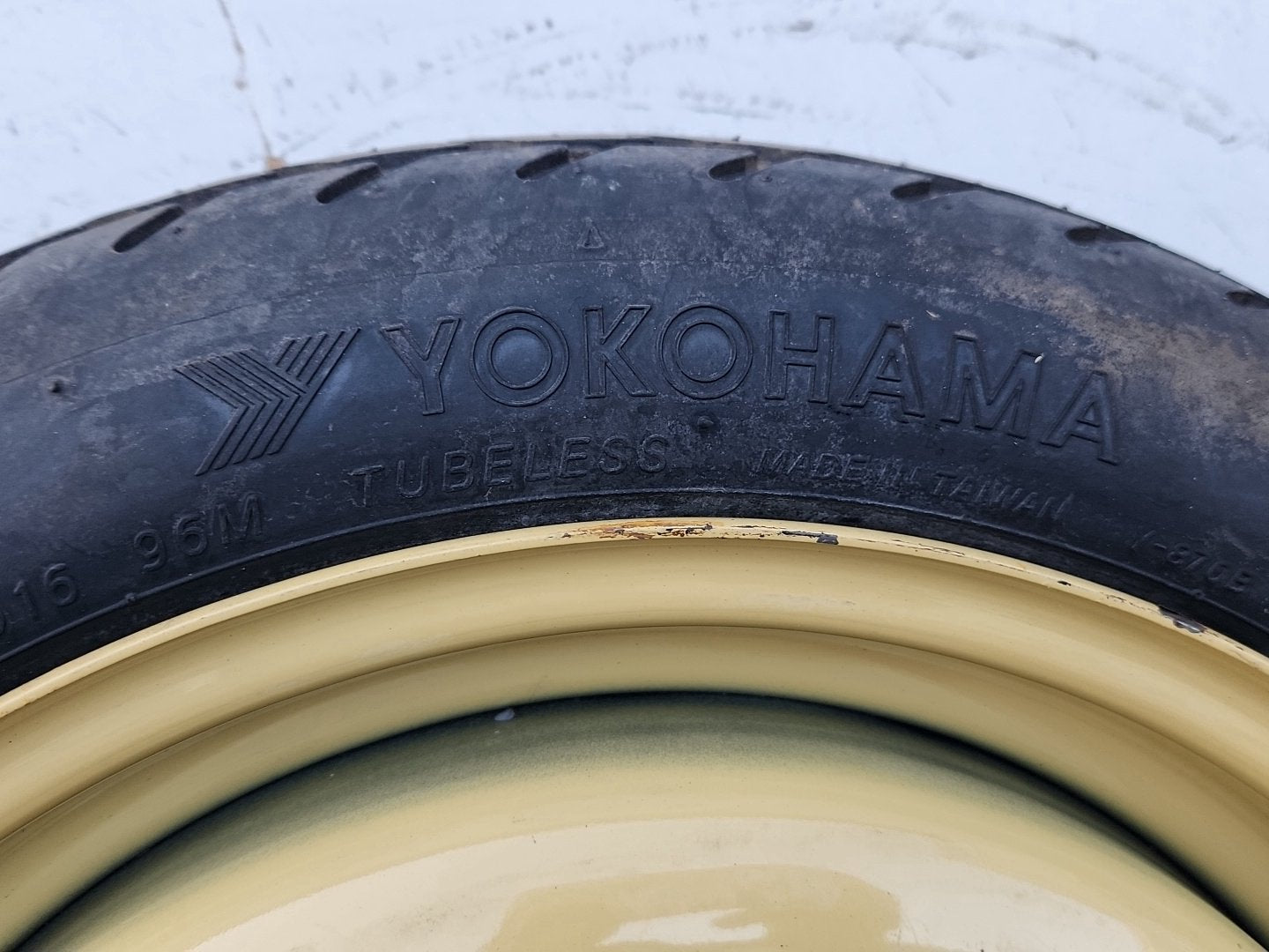 Mitsubishi Lancer MK5 (CX8A) Hatchback 16" Spare Wheel with Tyre 125/70/16
