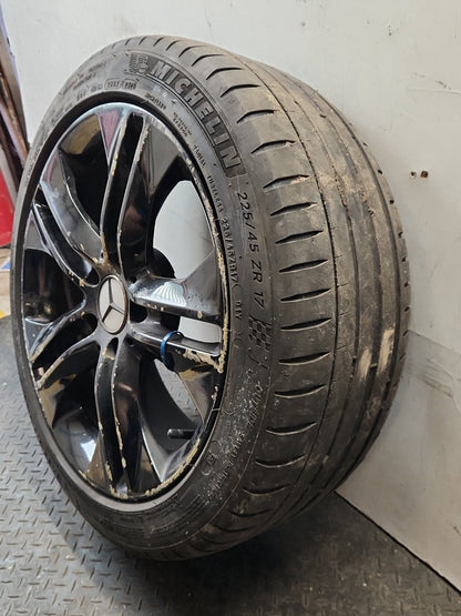 Mercedes CLC-Class W203 17" Alloy Wheel with Tyre 225/45/17 ~2mm A2034015302