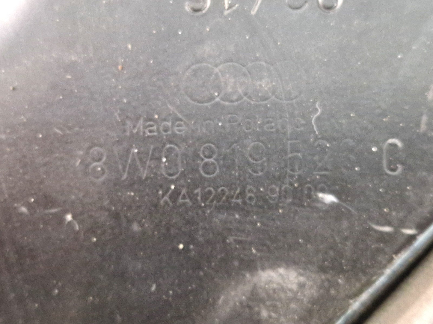 16-24 AUDI A5 F5 GENUINE BULKHEAD FIREWALL PROTECTION SHIELD 8W0819523C