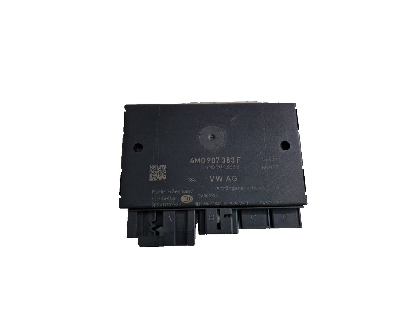 16-19 AUDI A4 B9 SPORT OEM TRAILER DETECTION COMPUTER CONTROL MODULE 4M0907383F