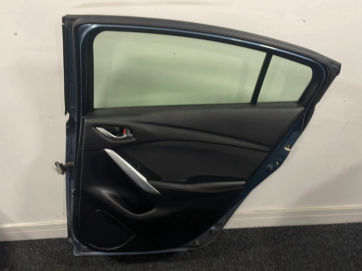 Mazda Mazda6 MK3 (GJ) Saloon Rear Right O/S Driver Complete Door in Blue