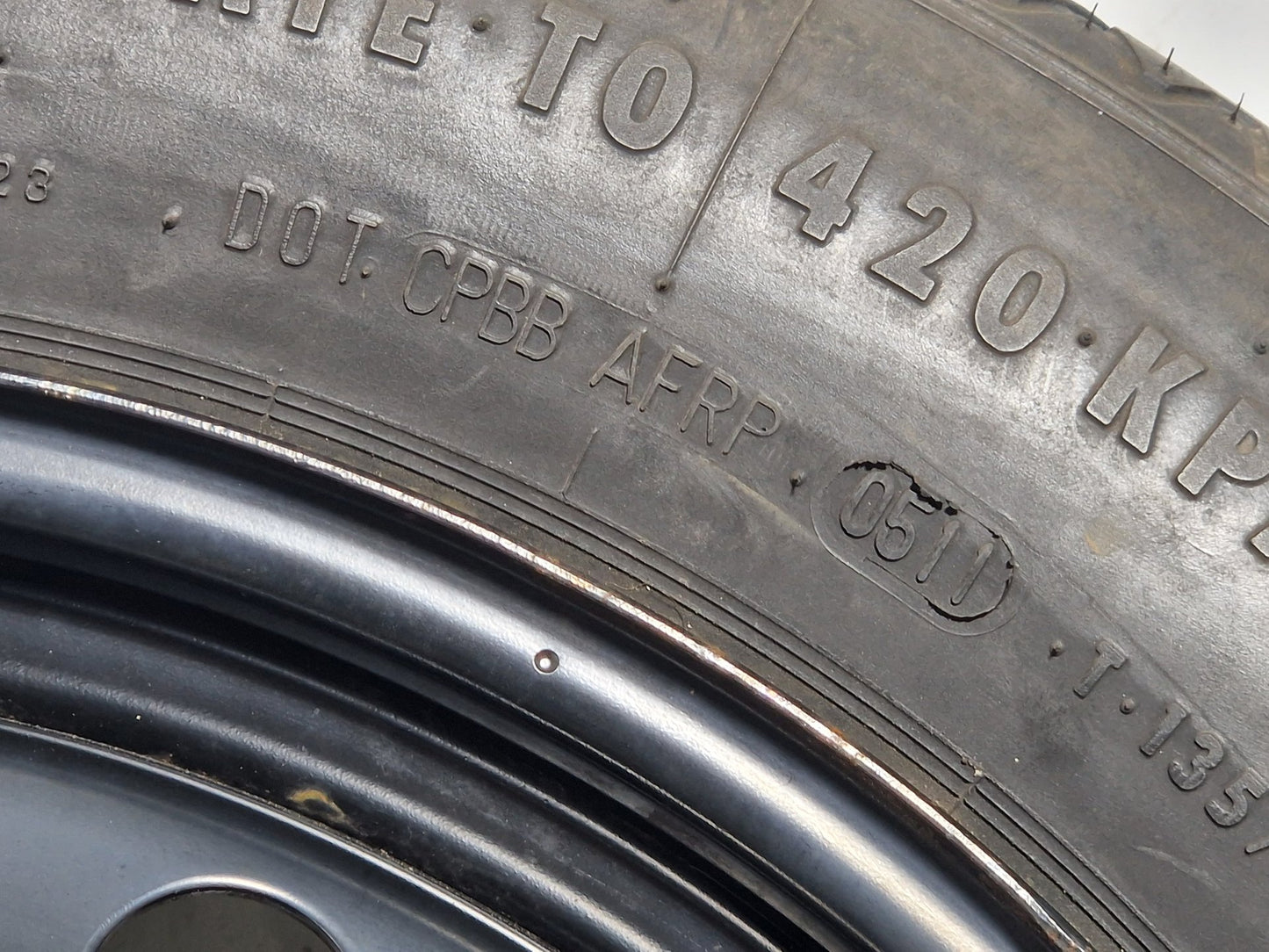 Volvo 17" Space Saver Wheel Continental 135/90/17