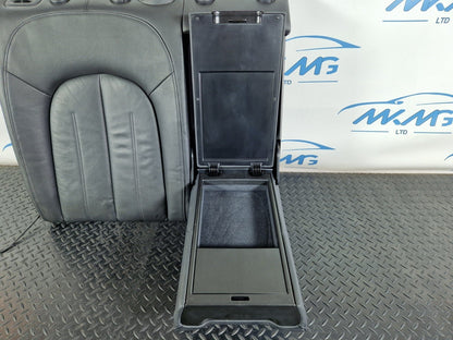 12-18 AUDI A6 C7 AVANT REAR O/S RIGHT SIDE BLACK LEATHER  SEAT BACKREST