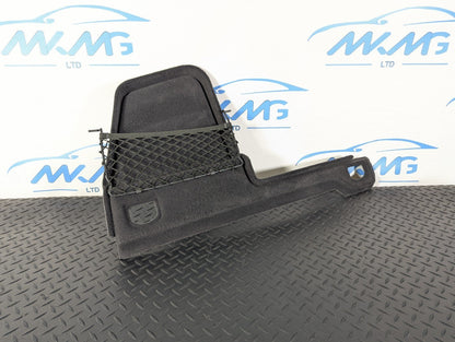 10-17 AUDI A8 4H REAR LEFT NSR BOOT SIDE LOWER CARPET PANEL 4H0863887B