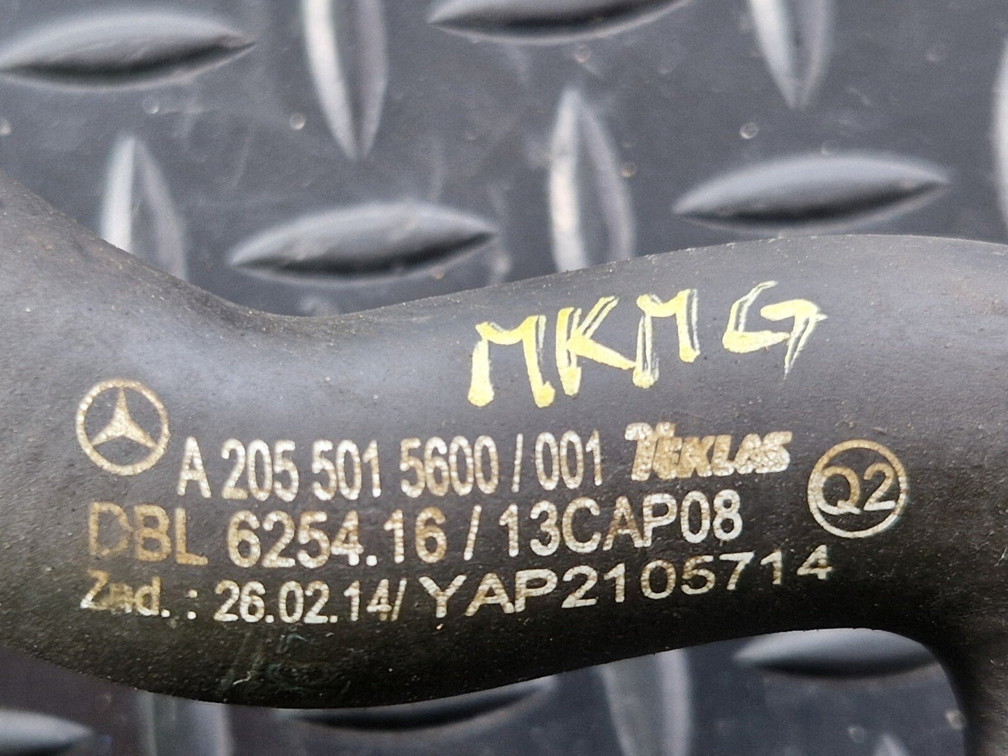 14-21 MERCEDES BENZ C300h W205 GENUINE CIRCULATION PUMP HEATING & COOLANT HOSES
