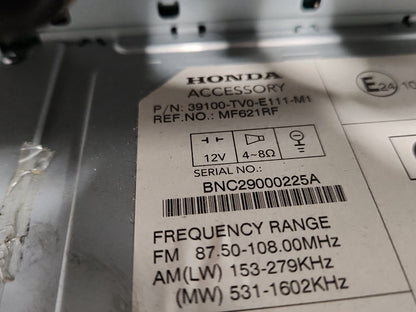 Honda Civic MK9 (FK27) Genuine Radio Stereo Media Head Unit 39100-TV0-E111-M1