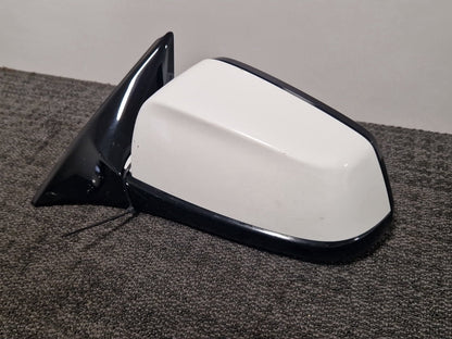 BMW 5 Series F10 Genuine Front Left N/S Passenger Door Wing Mirror in White