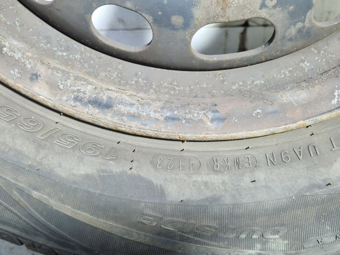 Citroen Berlingo MK2 15" Steel Wheel with Tyre 195/65/15 ~4mm
