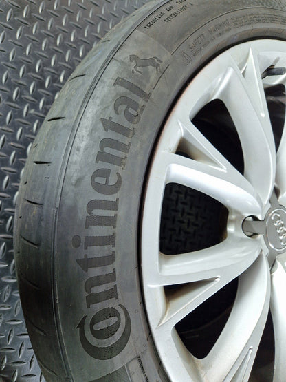 10-17 AUDI A8 4H GENUINE 19" ALLOY WHEEL 9J ET33 & TYRE 255 45 R19 4H0601025G