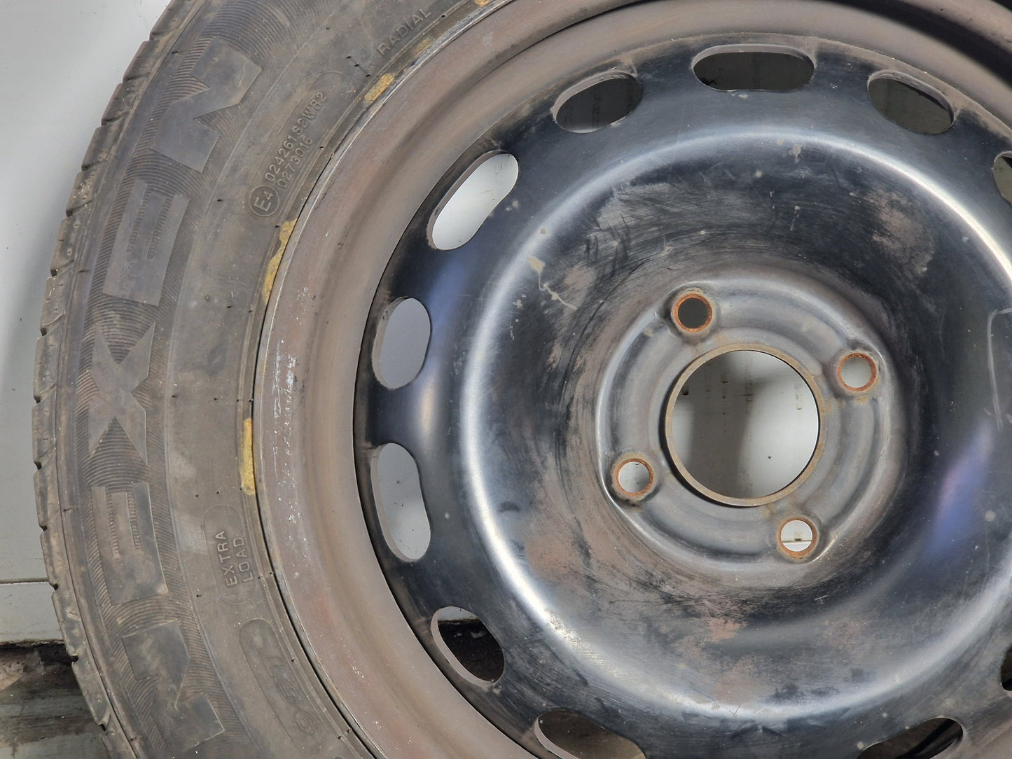 Citroen Berlingo MK2 15" Steel Wheel with Tyre 195/65/15 ~4mm