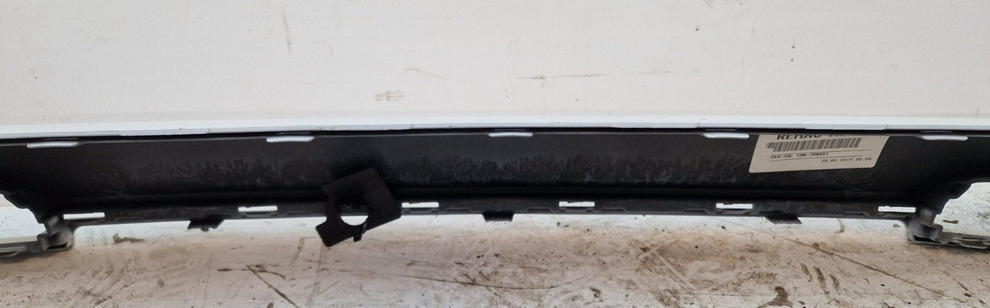 16-20 AUDI Q7 4M OEM REAR BUMPER COVER UPPER SECTION IN WHITE 0Q / C9A 4M0807511