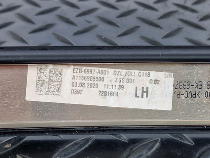 19-ON MERCEDES BENZ CLA C118 LEFT N/S ROOF RAIL TRIM COVER A1186905500