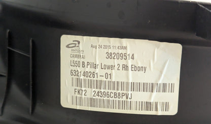 14-19 LAND ROVER L550 DISCOVERY RIGHT O/SB PILAR TRIM COVER TRIM FK7224396CB8PVJ