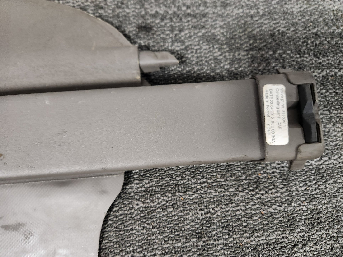Volvo V50 MK2 FL (MW) Estate Genuine Rear Load Cover Parcel Shelf