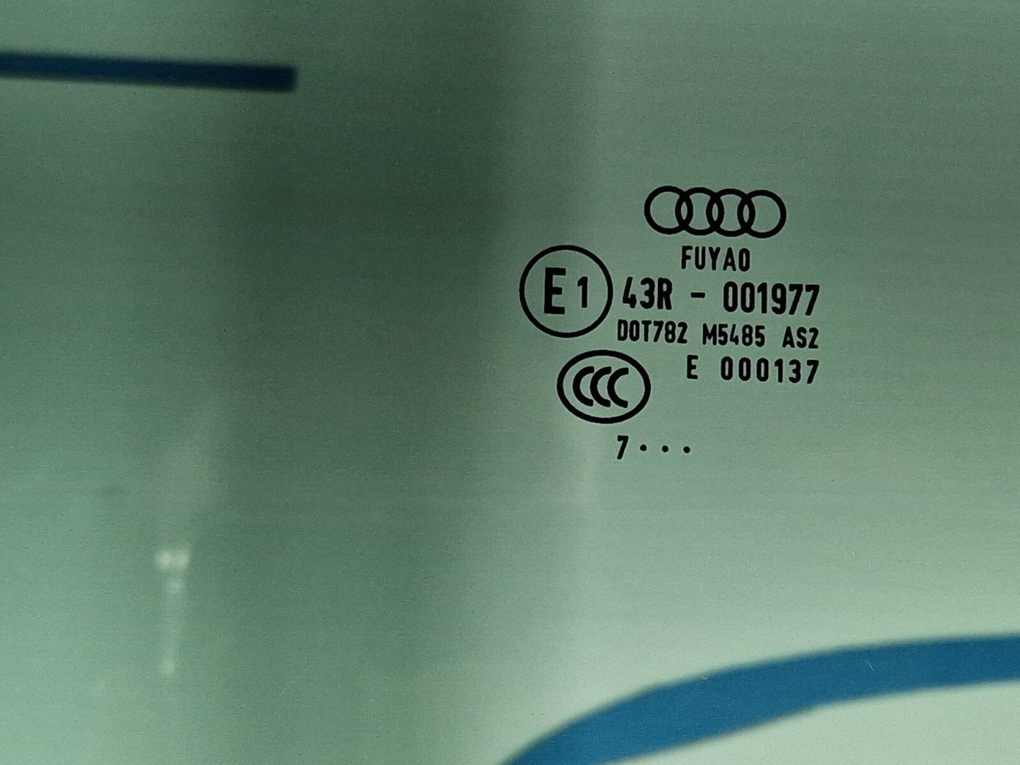 16-24 AUDI A5 F5 OEM DRIVER SIDE REAR WINDOW GLASS 8W7845298