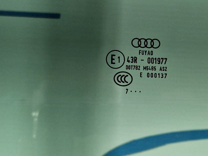 16-24 AUDI A5 F5 OEM DRIVER SIDE REAR WINDOW GLASS 8W7845298
