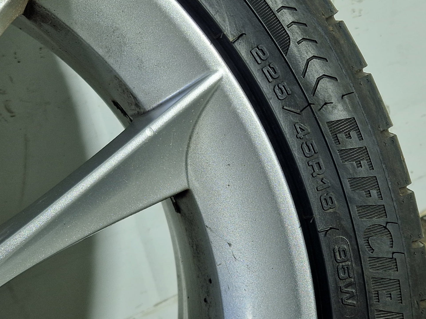Saab 9-3 MK2 (440) 18" Alloy Wheel with Tyre ~7mm 225/45/18 12763042