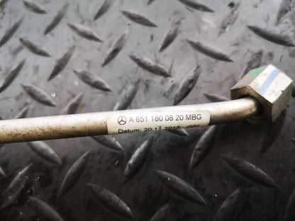 12-18 MERCEDES A B CLA  GENUINE 1.8/2.1 CDI OM651 TURBO OIL PIPE A6511800820