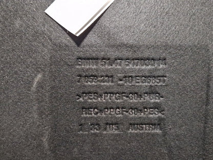 BMW 116i E87 Hatchback Genuine Rear Floor Boot Carpet Mat Liner 54703014