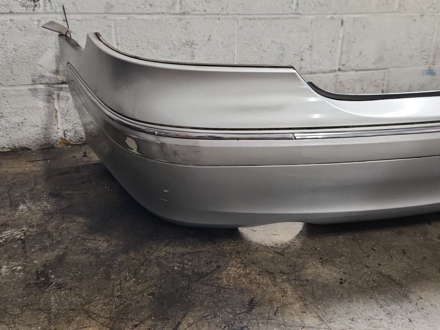 Mercedes CLK-Class C209 Convertible Rear Bumper in Iridium Silver Metallic 775