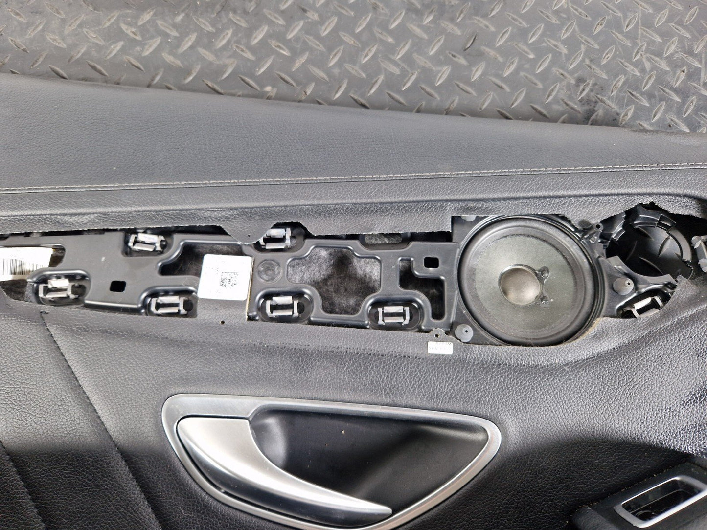 14-21 MERCEDES BENZ C300h W205 REAR LEFT SIDE DOOR CARD PANEL A2057300594