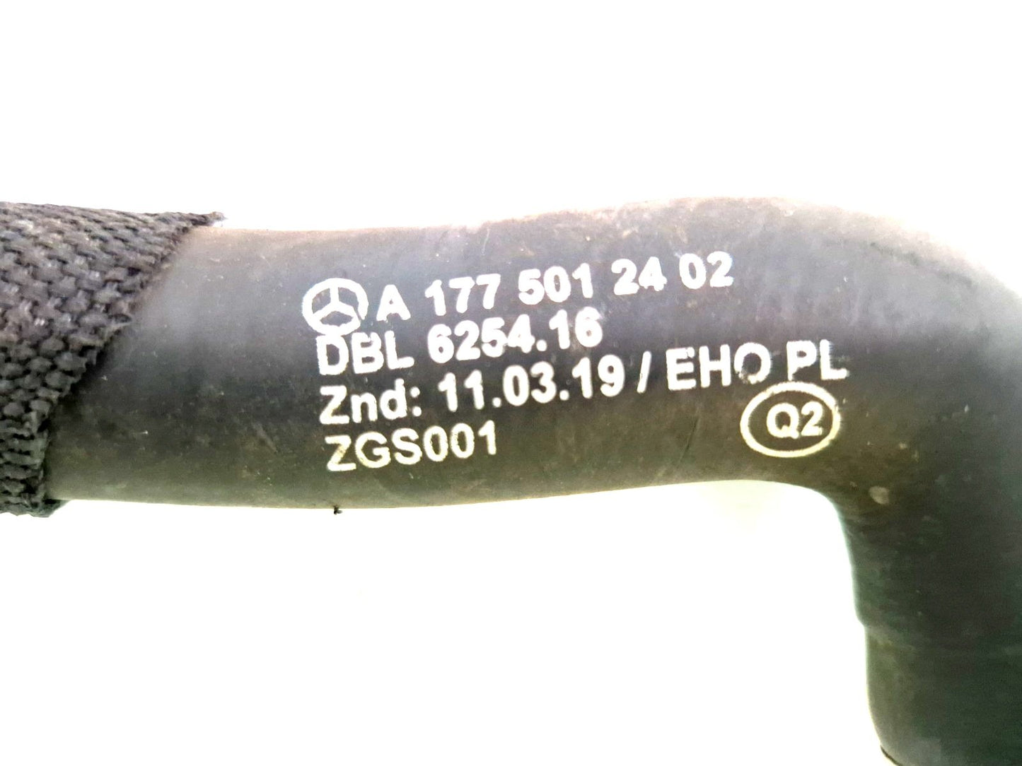 19-ON MERCEDES BENZ CLA C118 WATER COOLANT PIPE HOSE A1775012402