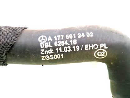 19-ON MERCEDES BENZ CLA C118 WATER COOLANT PIPE HOSE A1775012402
