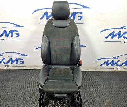 19-ON MERCEDES BENZ B CLASS W247 FRONT RIGHT O/S DRIVER HEATED HALF LEATHER SEAT