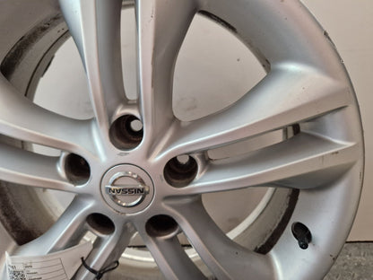 2012 Nissan Qashqai MK1 FL (J10) 17" 5 Double Spoke Alloy Wheel